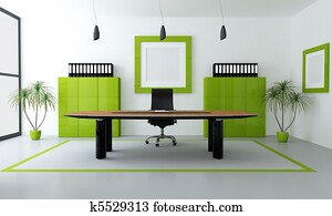 green modern office green modern office