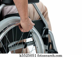 hand on wheelchair hand on wheelchair
