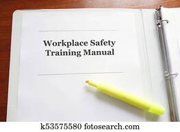local trabalho, segurança, treinamento, manual