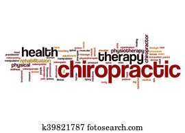 quiropráctica, palabra, nube