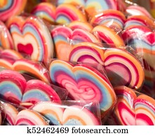 사탕 과자, 에서, 그만큼, 상점, 에, 크리스마스, 박람회