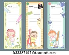 adorable cartoon style memo pad template adorable cartoon style memo pad template