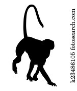 Download Monkey Silhouette Vectors | Our Top 1000+ Monkey ...