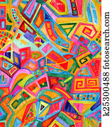 Seamless geometric pattern