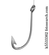 Shiny fishing hook Shiny fishing hook