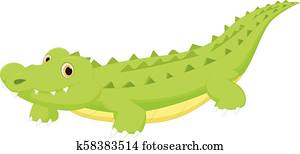 תנין, ציור היתולי