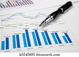 finanziell, tabellen, und, schaubilder