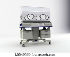 incubator isolated on white background incubator isolated on white background