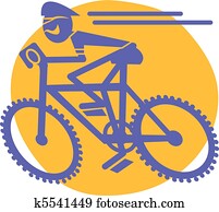 אופנוען של הר, רכוב אופניים