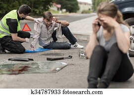 קורבנות, של, תאונה של מכונית