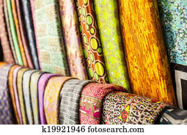 African fabrics from Ghana, West Africa