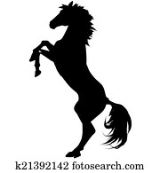 black horse silhouette 5 black horse silhouette 5