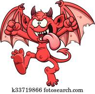 Cartoon devil Cartoon devil