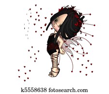 Cute Toon Valentine Fairy - 2 Cute Toon Valentine Fairy - 2