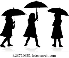 Girl with umbrella Girl with umbrella