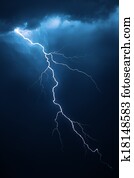 Lightning with dramatic cloudscape Lightning with dramatic cloudscape