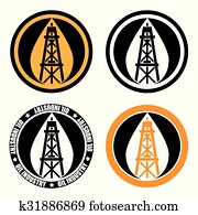 oil derrick logo oil derrick logo
