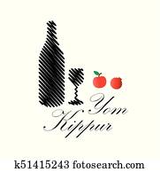 Yom, Kippur-, a, dia, de, Atonement-, feriado judeu