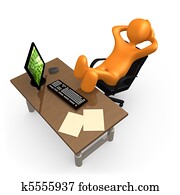 להרגע, ב, המשרד