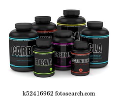 3d render of gym dietary supplements 3d render of gym dietary supplements