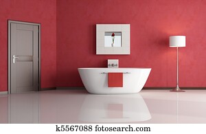 red bathroom red bathroom