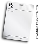 RX prescription form RX prescription form
