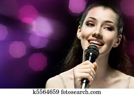 singing woman