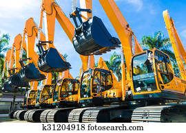 העבר, חופר, ב, אסייתי, שכירה, חברה, אתר