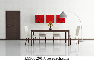 מודרני, חדר של סעודה