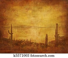 grunge background with wild west landscape grunge background with wild west landscape