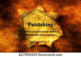 publicar, texto, ligado, paperhole