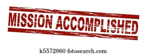 Stamp - mission accomplished Stamp - mission accomplished