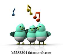 3D BIRD SING 3D BIRD SING