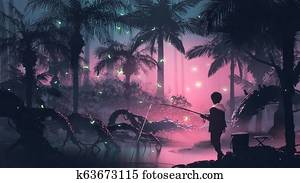 fishing on the night swamp fishing on the night swamp