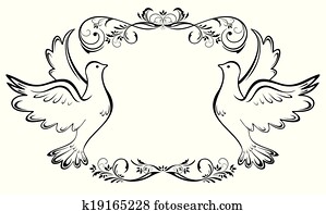 Vintage wedding frame Vintage wedding frame