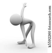 3d, איש, התאמן