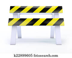 3d, השקפה של חזית, מיכשול של דרך