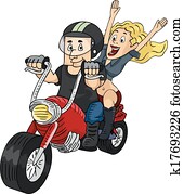Biker Couple Biker Couple