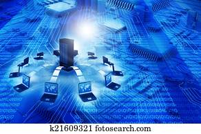 Information Technology background Information Technology background