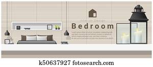 Interior design with table top and Modern bedroom background 4 Interior design with table top and Modern bedroom background 4