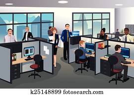 leute, arbeitende, in, büro leute, arbeitende, in, büro