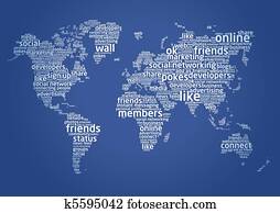 The world of social networking The world of social networking