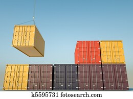 מישלוח, מכולות