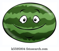 ציור היתולי, אבטיח