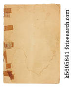 Blank Vintage booklet 