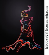 Flamenco dancer Flamenco dancer