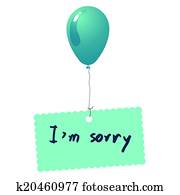 I'm sorry card vector