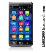 Touchscreen smartphone Touchscreen smartphone
