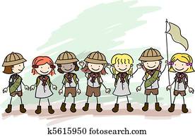 Girl Scouts Doodle Girl Scouts Doodle