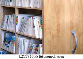 medizinische aufzeichnung, karteien